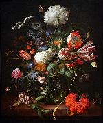 HEEM, Jan Davidsz. de Jan Davidsz de Heem Vase of Flowers oil on canvas